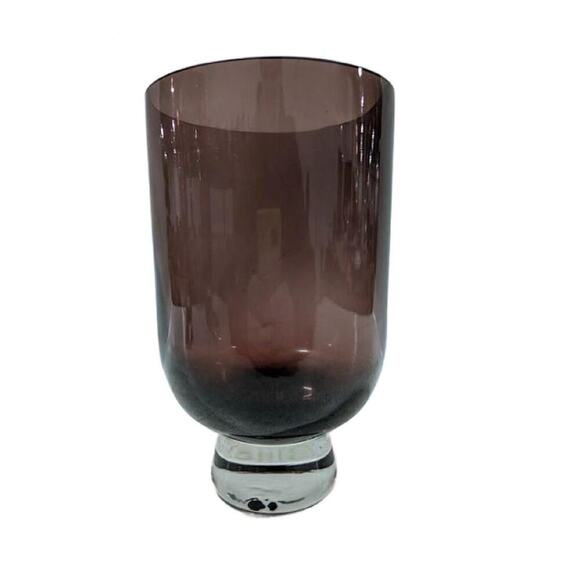 Hand Blown Amethyst Glass Vase by Bo Borgstrom for Aseda Glasbruk ,Set of 3 - Picture 3 of 10